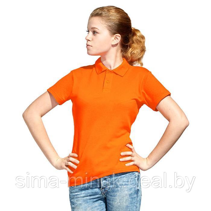 Рубашка поло унисекс, размер S, цвет оранжевый - фото 1 - id-p176288837