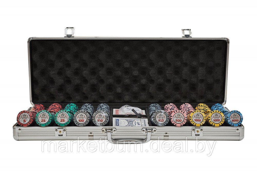 Набор для покера Black Crown на 500 фишек - фото 3 - id-p176296394