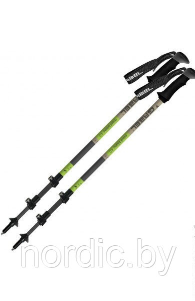 Треккинговые палки Gabel Mont Blonc 4.O Verde FL, Alu, 3S