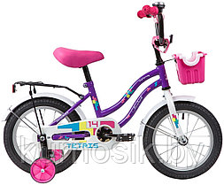 Детский велосипед Novatrack Tetris 14" фиолетовый