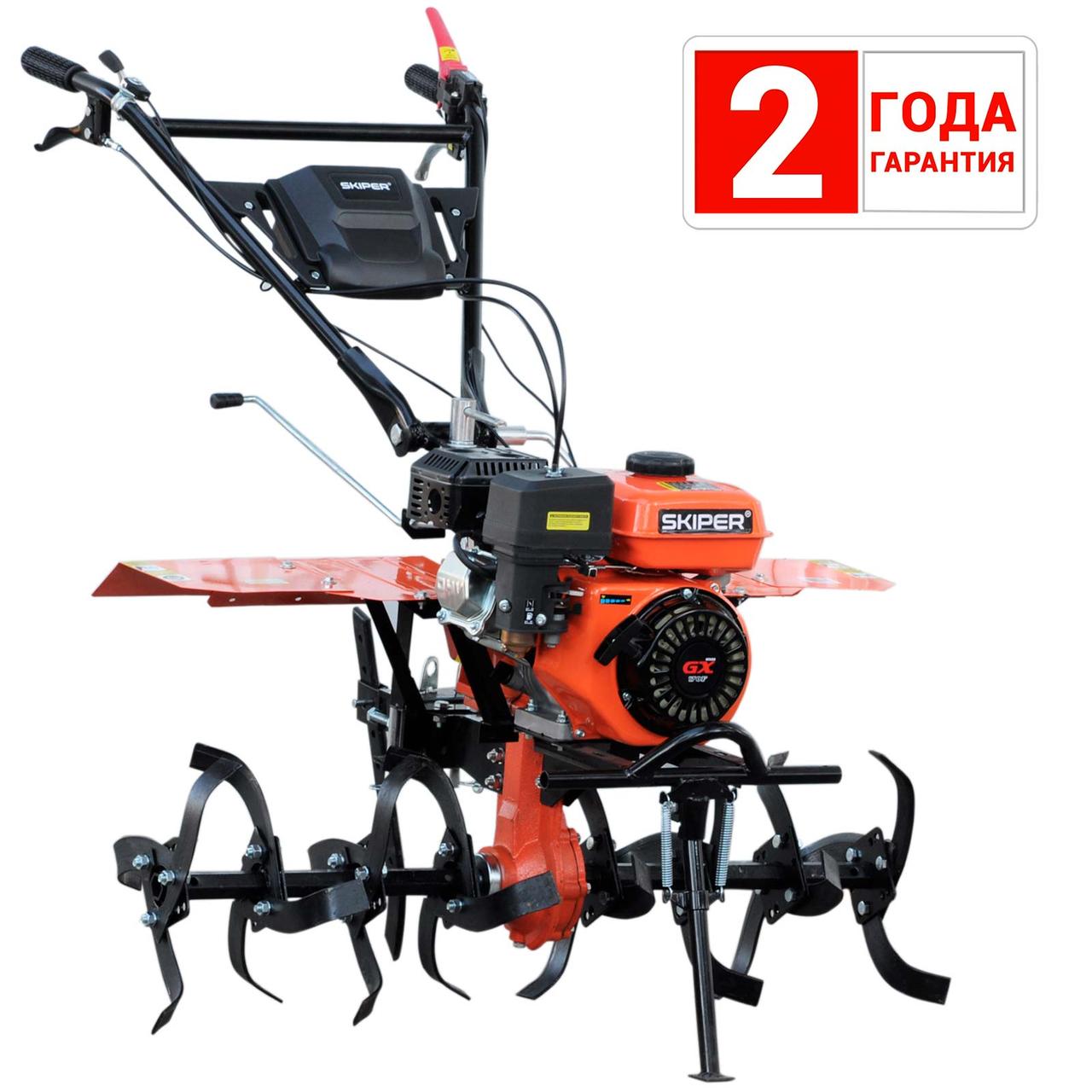 Культиватор SKIPER SP-850S (8 Л.С., БЕЗ ВОМ, ПОН.ПЕРЕДАЧА, 3+1, 2 ГОДА ГАРАНТИИ, БЕЗ КОЛЁС)