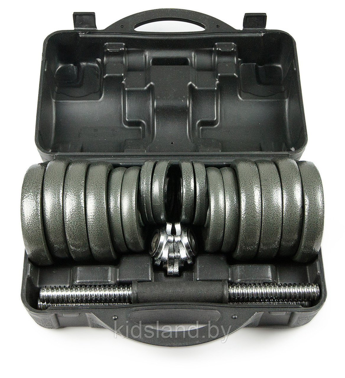 Набор металлических гантелей в чемодане ATLAS SPORT 30 кг - фото 1 - id-p176305695