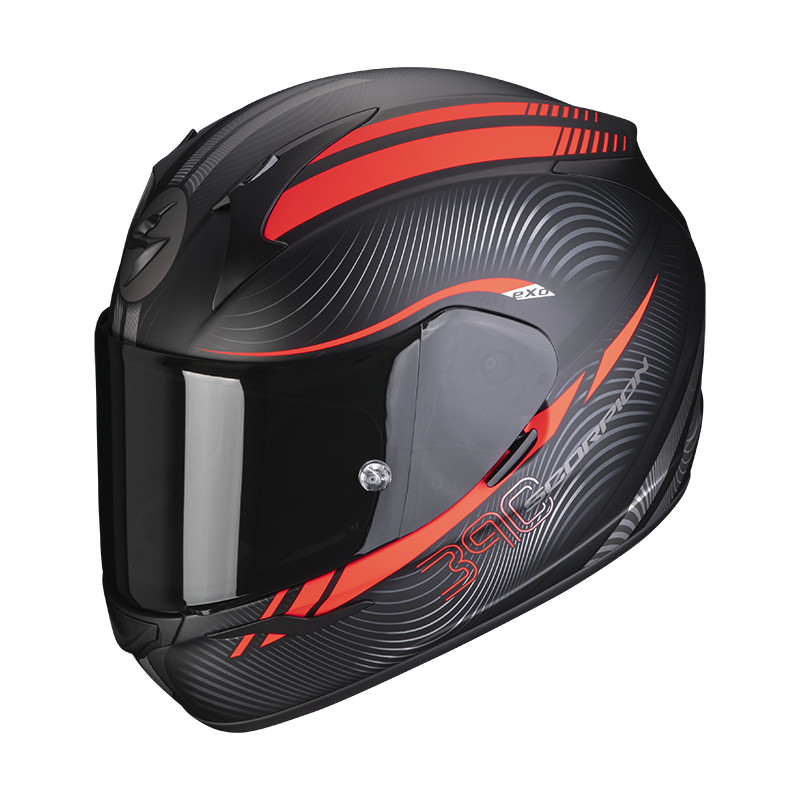 Шлем SCORPIONEXO EXO-390 STING Matt Black-Red M (57-58)