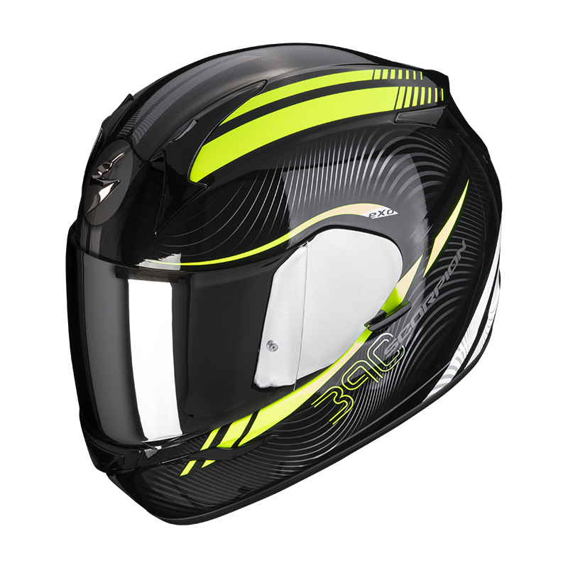 Шлем SCORPIONEXO EXO-390 STING Black-Neon Yellow S (55-56)