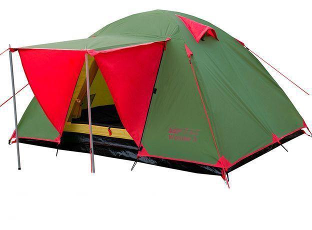 Палатка туристическая Tramp Lite Wonder 3-местная, арт TLT-006 (220х220х130)