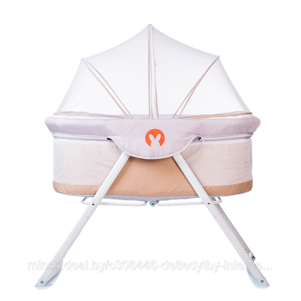 Кровать-колыбель Babyhit Carrycot светло-серая - фото 4 - id-p176311920