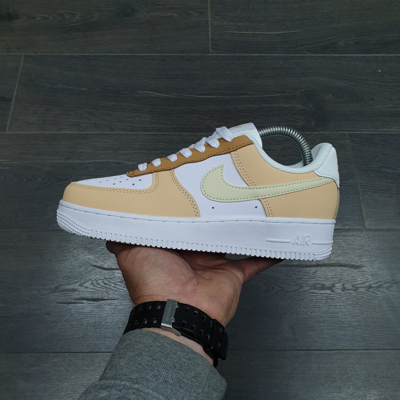 Кроссовки Nike Air Force 1 Low White Yellow Beige