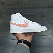 Кроссовки Nike Blazer Mid '77 White Orange, фото 2