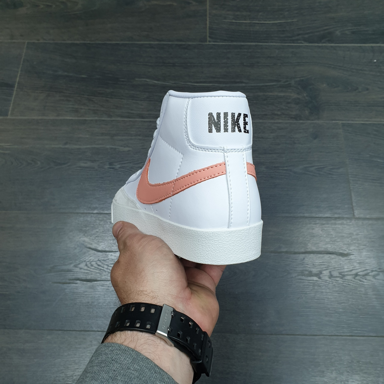 Кроссовки Nike Blazer Mid '77 White Orange - фото 4 - id-p176216714