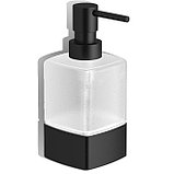 LANGBERGER Black Edition Дозатор стекло настольный черный мат. 11323А-BP, фото 2