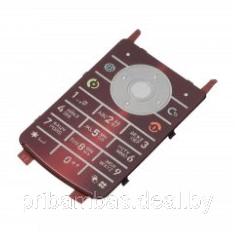 Клавиатура (кнопки) для Motorola K1 красный совместимый - фото 1 - id-p251606