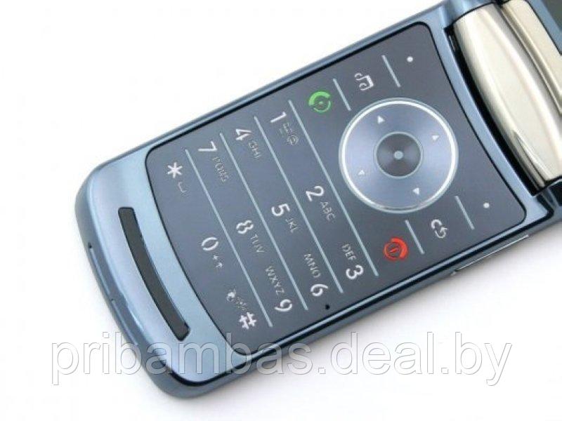 Клавиатура (кнопки) для Motorola V8 Серебро