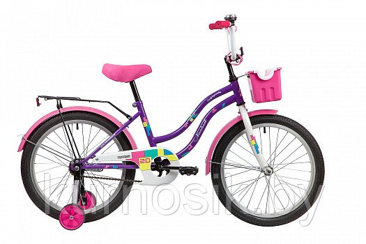 Детский велосипед Novatrack Tetris 20" фиолетовый
