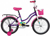 Детский велосипед Novatrack Tetris 18" от 110 см фиолетовый