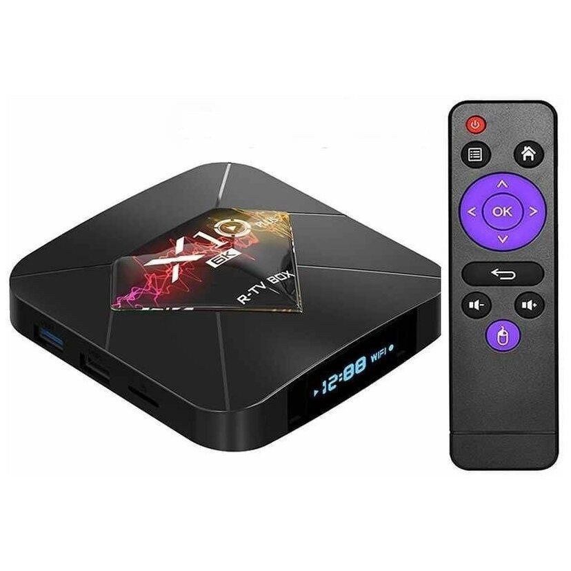 Смарт ТВ приставка X10 Plus 4/64Гб Android Tv Box - фото 2 - id-p170517730