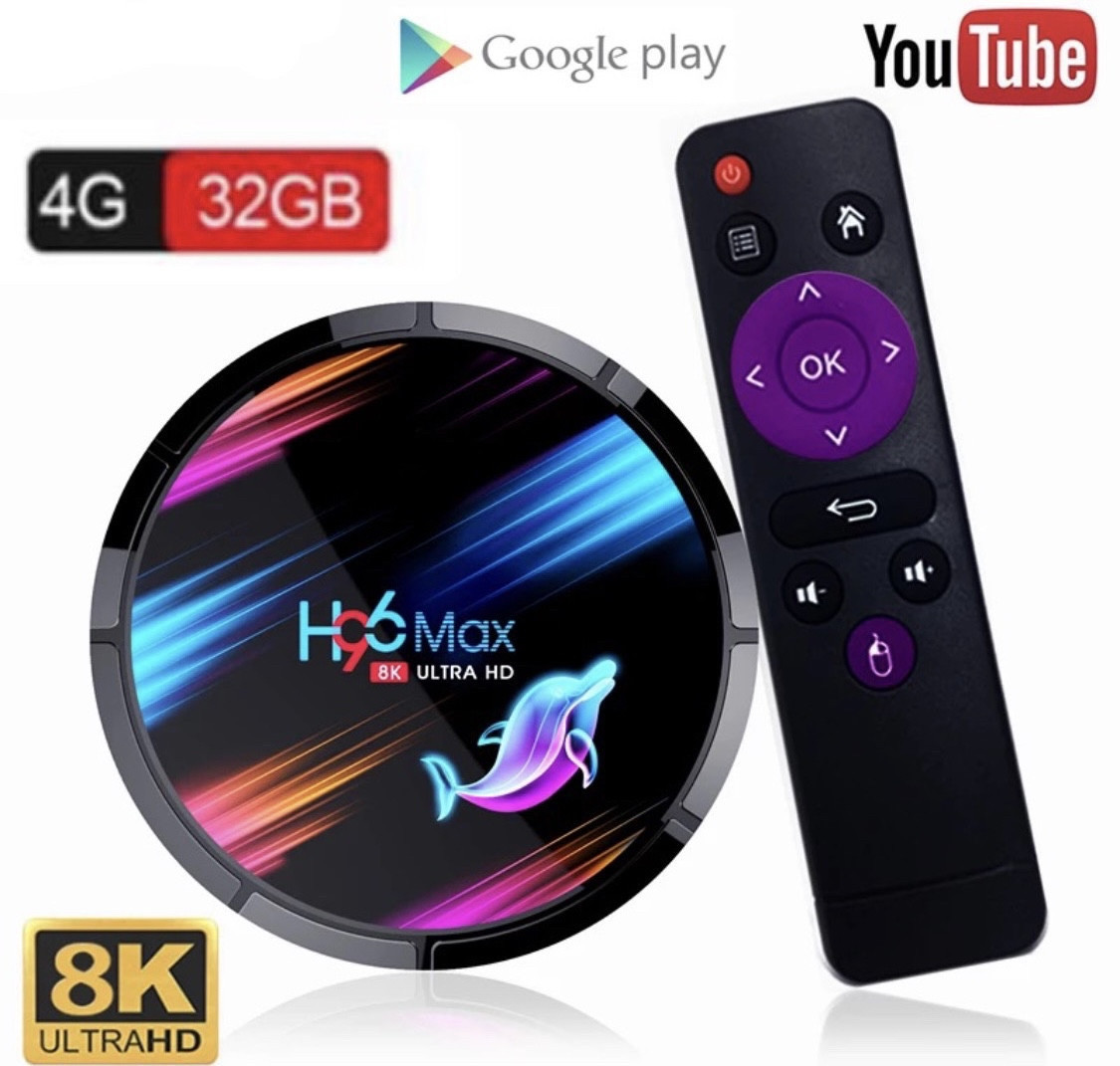 Смарт ТВ приставка H96 Max X3 4/32Гб Android Tv Box