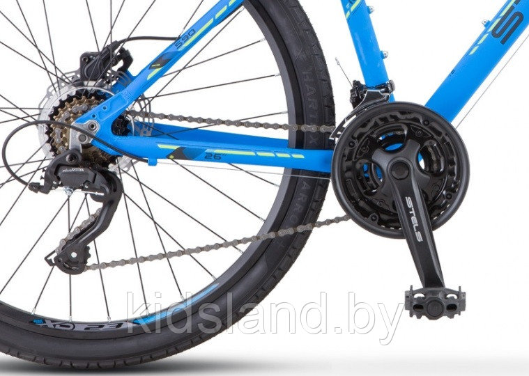 Велосипед Stels Navigator 590 D 26" (синий) - фото 4 - id-p176324602
