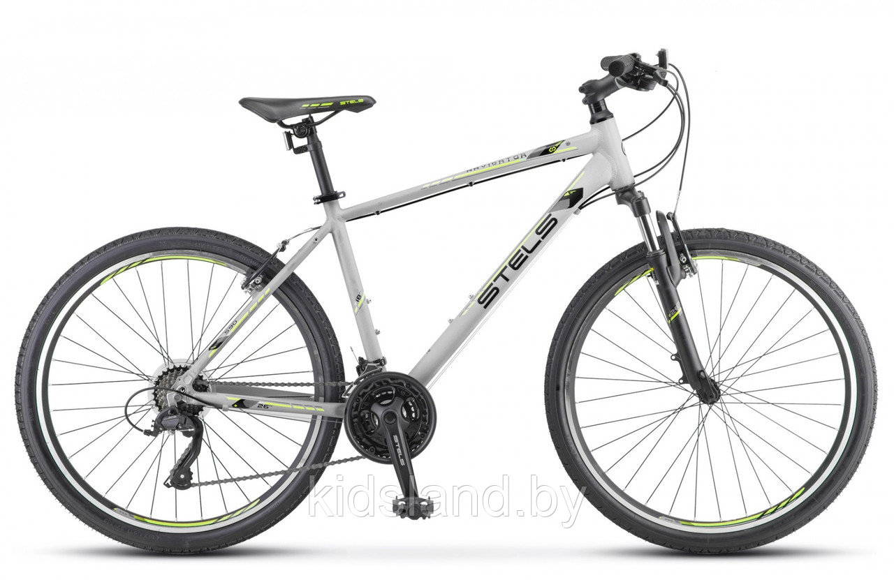 Велосипед Stels Navigator 590 V 26" (серый) - фото 1 - id-p176324790
