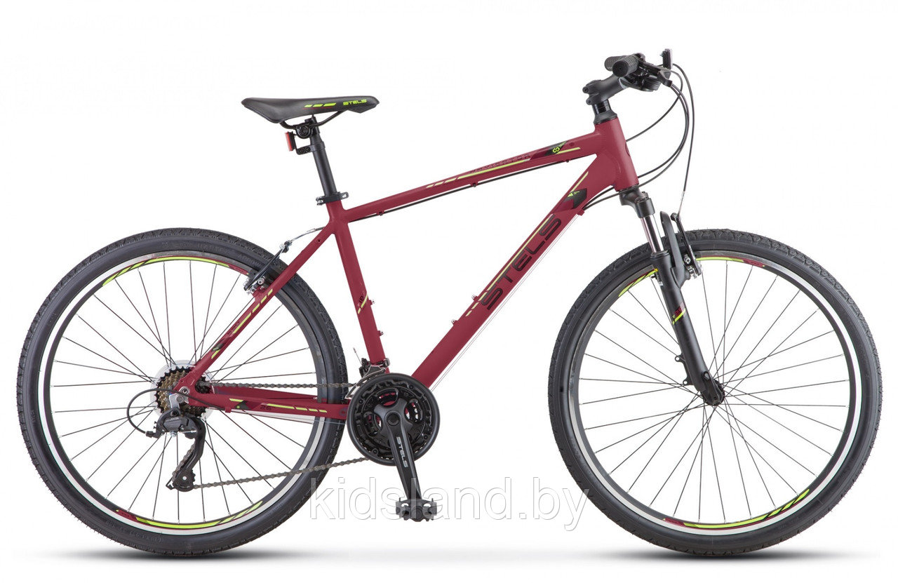 Велосипед Stels Navigator 590 V 26" (бордовый) - фото 1 - id-p176325071