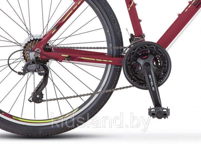 Велосипед Stels Navigator 590 V 26" (бордовый) - фото 5 - id-p176325071