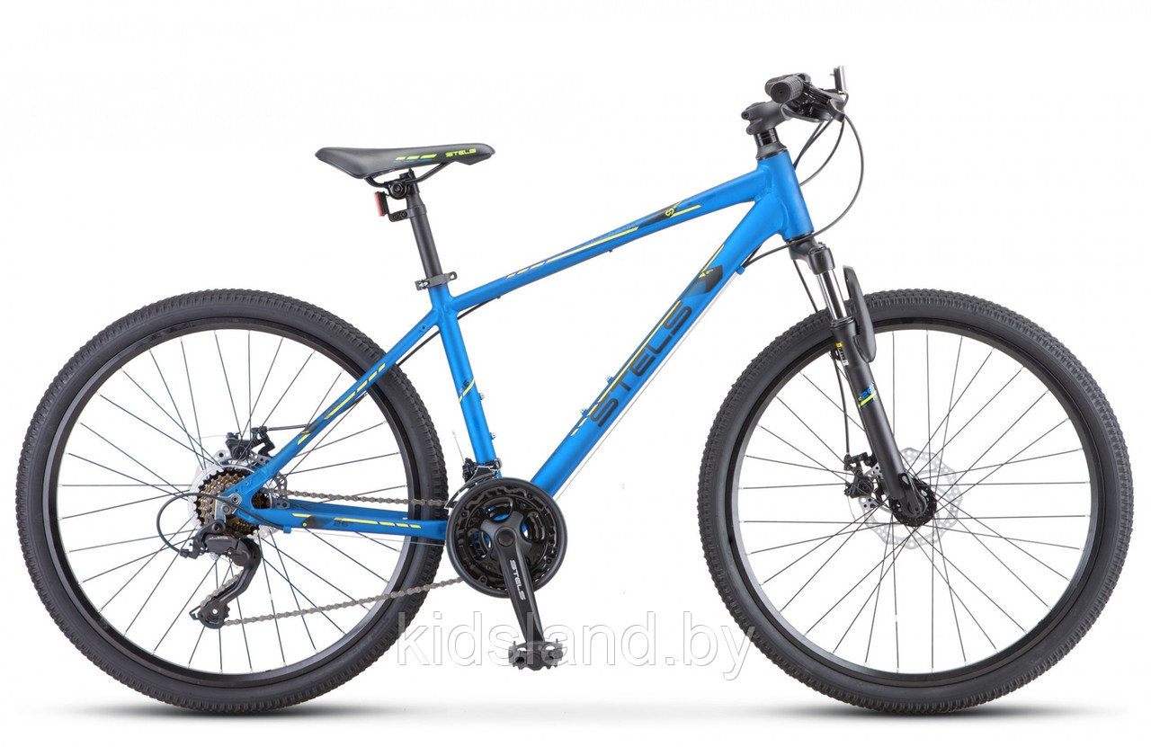 Велосипед Stels Navigator 590 Md 26" (синий/салатовый) - фото 1 - id-p176325249
