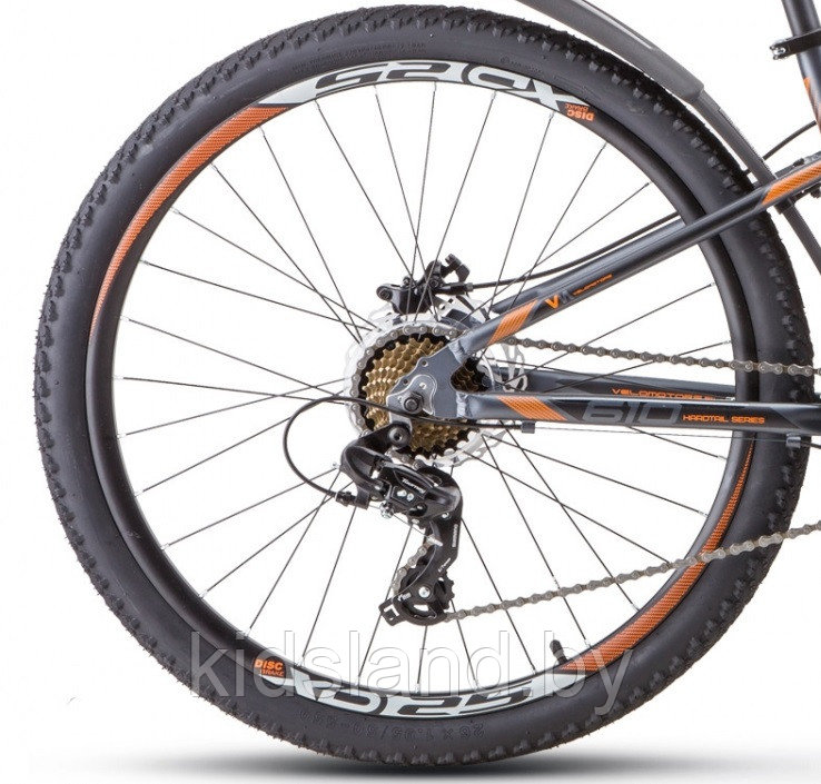 Велосипед Stels Navigator 610 D 26" (Антрацитовый/оранжевый) - фото 5 - id-p176325367