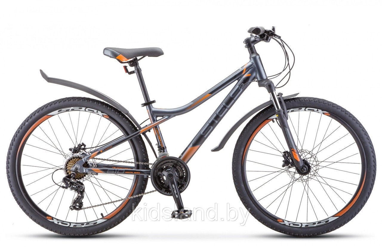 Велосипед Stels Navigator 610 D 26" (Антрацитовый/оранжевый) - фото 1 - id-p176325367