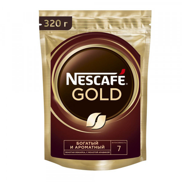 Кофе Nescafe Gold 320г - фото 1 - id-p176327863