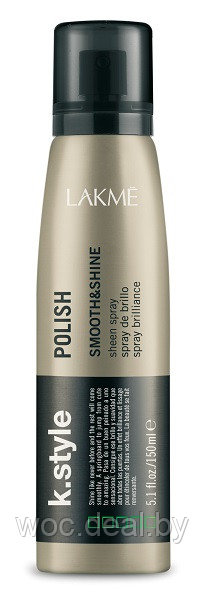 Lakme Спрей-блеск для укладки волос Polish Smooth&Shine K.Style 150 мл - фото 1 - id-p176329362