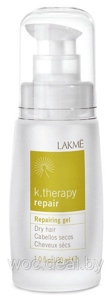 Lakme Гель для восстановления сухих волос и поврежденных кончиков Repair K.Therapy 30 мл - фото 1 - id-p176329390