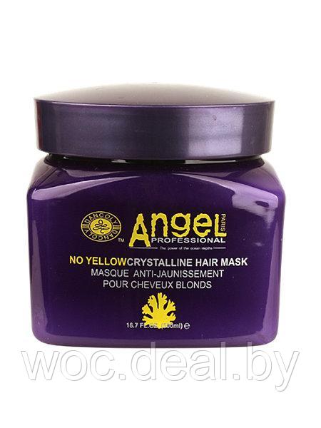 Angel Professional Маска для нейтрализации желтизны No Yellow Chrystalline 500 мл - фото 1 - id-p176329450
