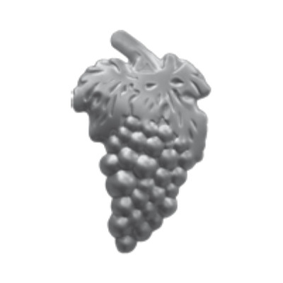 Элемент декоративный штампованный виноградная гроздь 14.084.05-Т