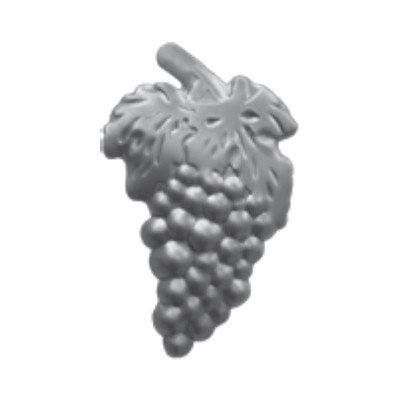 Элемент декоративный штампованный виноградная гроздь 14.084.05-Т, фото 2