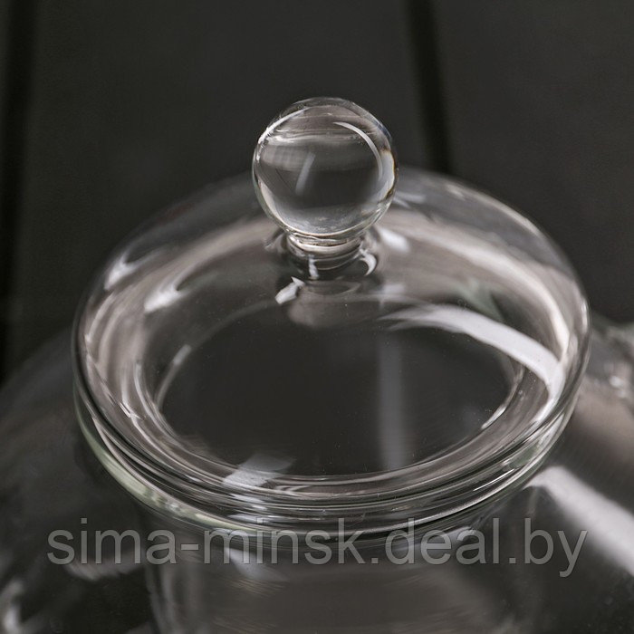 Чайник заварочный со стеклянным ситом, 1 л - фото 5 - id-p176334646