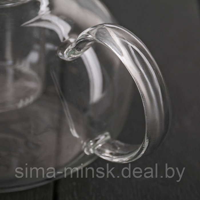 Чайник заварочный со стеклянным ситом, 1 л - фото 7 - id-p176334646