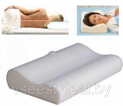Подушка ортопедическая с памятью «Здоровый сон» 40х60 см (Memory Foam Pillow) KZ 0931 - фото 3 - id-p176338103