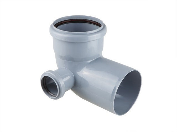 Колено для внутренней канализации 110/50х87 левый РосТурПлас, фото 2