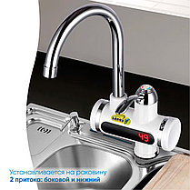 Электрический кран-водонагреватель с дисплеем Instant Electic Heating Water Faucet, фото 3