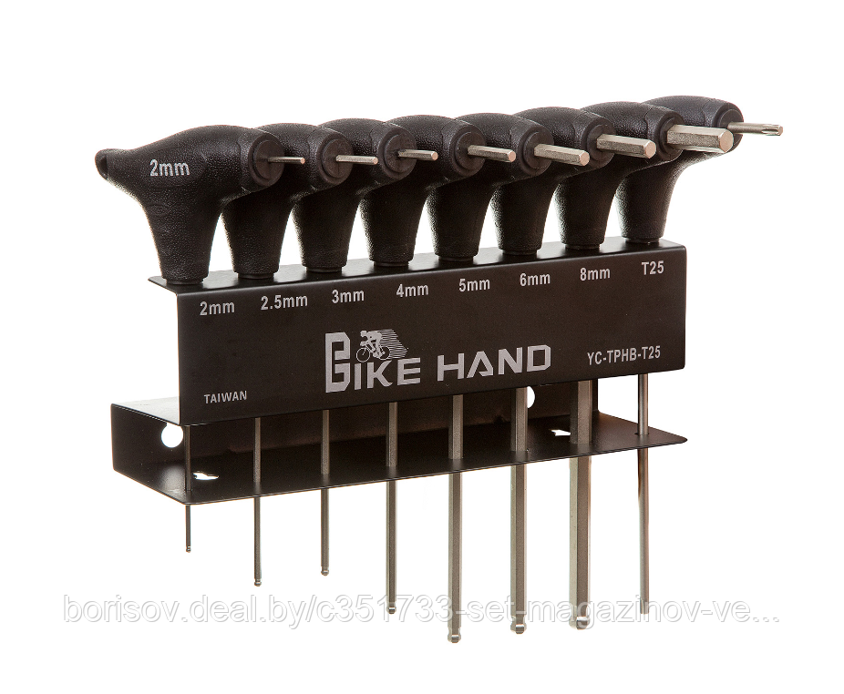 Набор инструментов Bike Hand YC-TPHB-T25 8 предметов + подставка