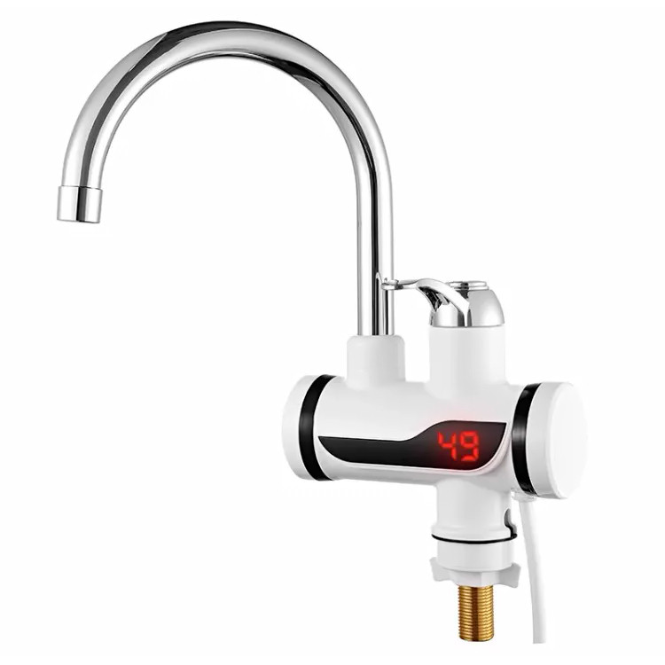 Электрический кран-водонагреватель с дисплеем Instant Electric Heating Water Faucet - фото 2 - id-p176341729