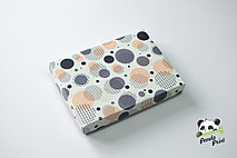 Коробка 220х160х30 Цветные круги (белое дно)