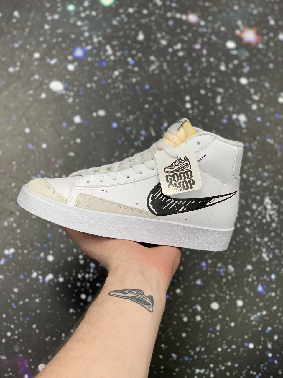 Кроссовки Nike Blazer Mid '77 White Sketch