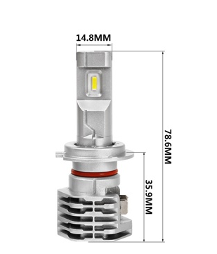 Светодиодные лампы в головной свет Н7 серии М4 гарант. 6 мес.(комлект) - фото 2 - id-p176345753
