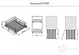 Выдвигающаяся одноуровневая корзина VIBO, 450мм, доводчик, полное выдвижение Blum, фото 3