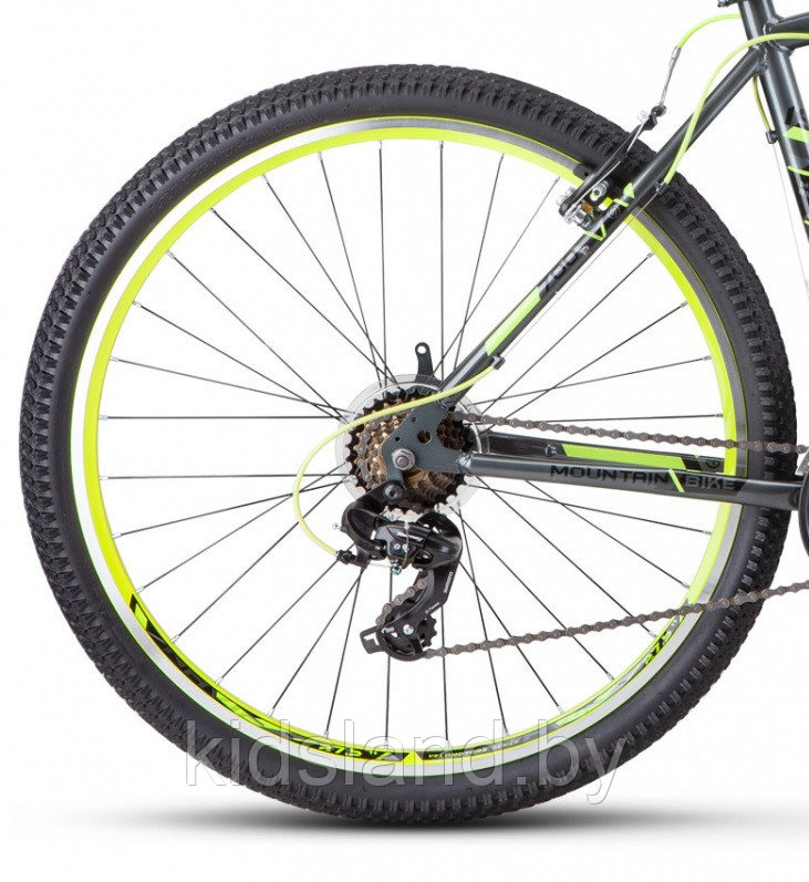 Велосипед Stels Navigator 700 V 27.5" (серый/желтый) - фото 2 - id-p176348622
