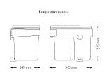 Контейнер для сбора мусора Master Bin, односекционный, фото 3