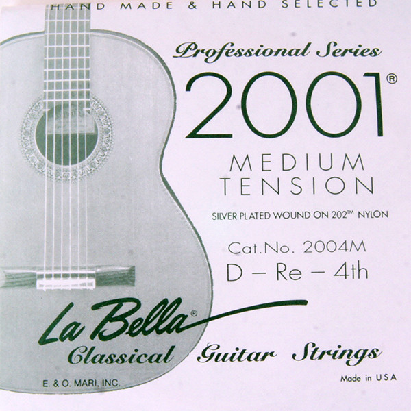 La Bella 2004M Отдельная 4-я струна для гитары посеребреная - фото 1 - id-p173083819