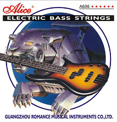 Alice A606(4)-M Комплект струн для бас-гитары, никель, 45-105