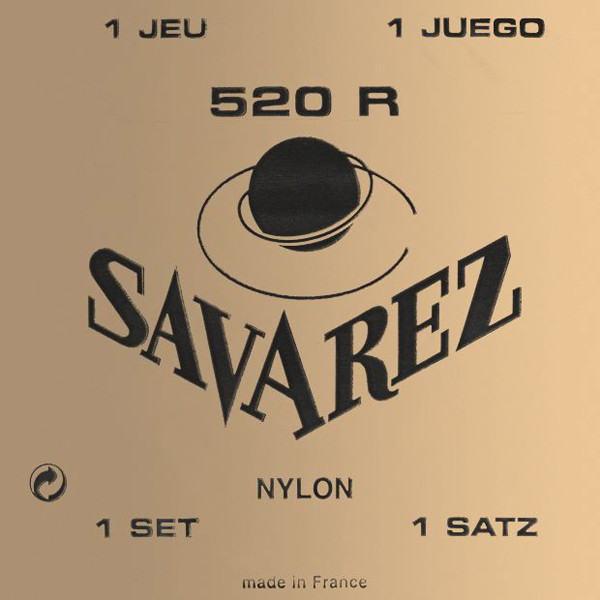 Savarez 520R Carte Rouge Комплект струн для классической гитары, посеребренные, норм.натяжение