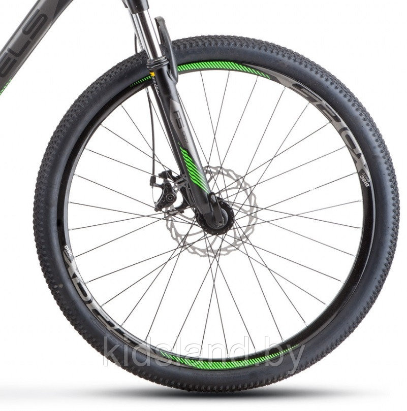 Велосипед Stels Navigator 720 MD 27.5" V010 (черный/зеленый) - фото 5 - id-p150533091
